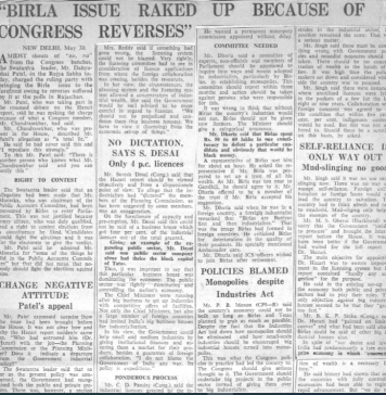 “Birla Issue Raked Up Because of Congress Reverses”