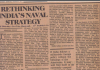 Rethinking India’s Naval Strategy