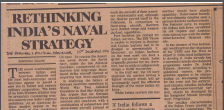 Rethinking India’s Naval Strategy