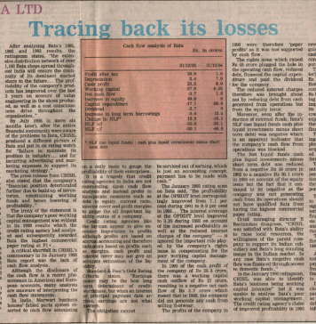 Bata India: Tracing Back Its Losses