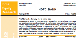HDFC Bank: Profits Tucked Away For A Rainy Day