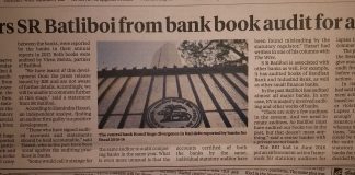 RBI bars EY group’s Batliboi from auditing bank books for one year