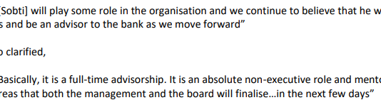 No Sinecure for Sobti, A Relief to IndusInd Bank Stakeholders