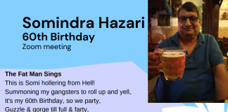 Somi Hazari’s 60th Birthday