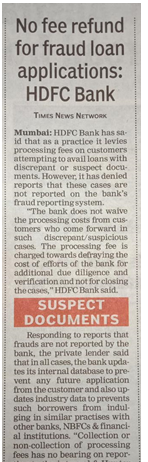 The Mystery of Why Rejected Applicants Paid HDFC Bank ‘Processing Fees’