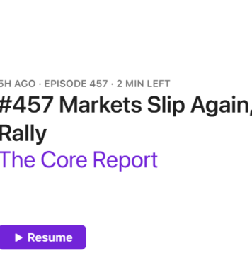 Podcast with The Core on Bank Credit Growth at a Dead End