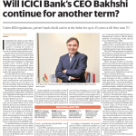 Will ICICI Bank’s Chief Stay Another Term? The Market Wants To Know